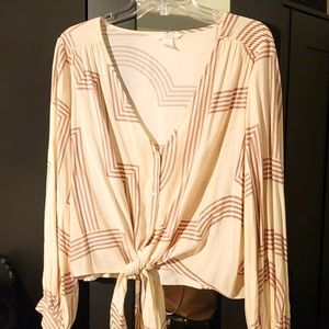H&M tie blouse size 14